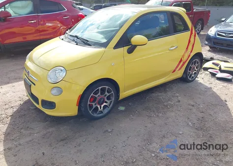 2012 Fiat 500 Sport из США, поврежденный, VIN 3C3CFFBR5CT106031
